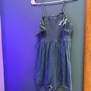 Medium Jean print romper